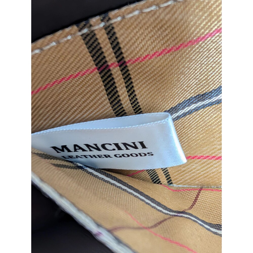 Mancini Casablanca RFID Full Zip Leather Clutch Wallet Black 87000372. - Picture 7 of 13